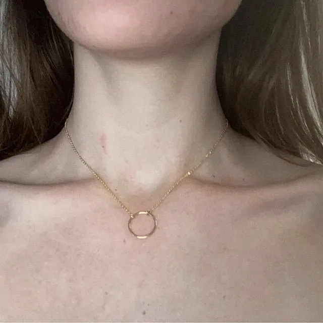 VenusFox Dainty Heart Necklace Heart Choker Heart Necklace Heart Jewelry Small Heart Necklace GOLD Heart Necklace Gift for Mom Wife