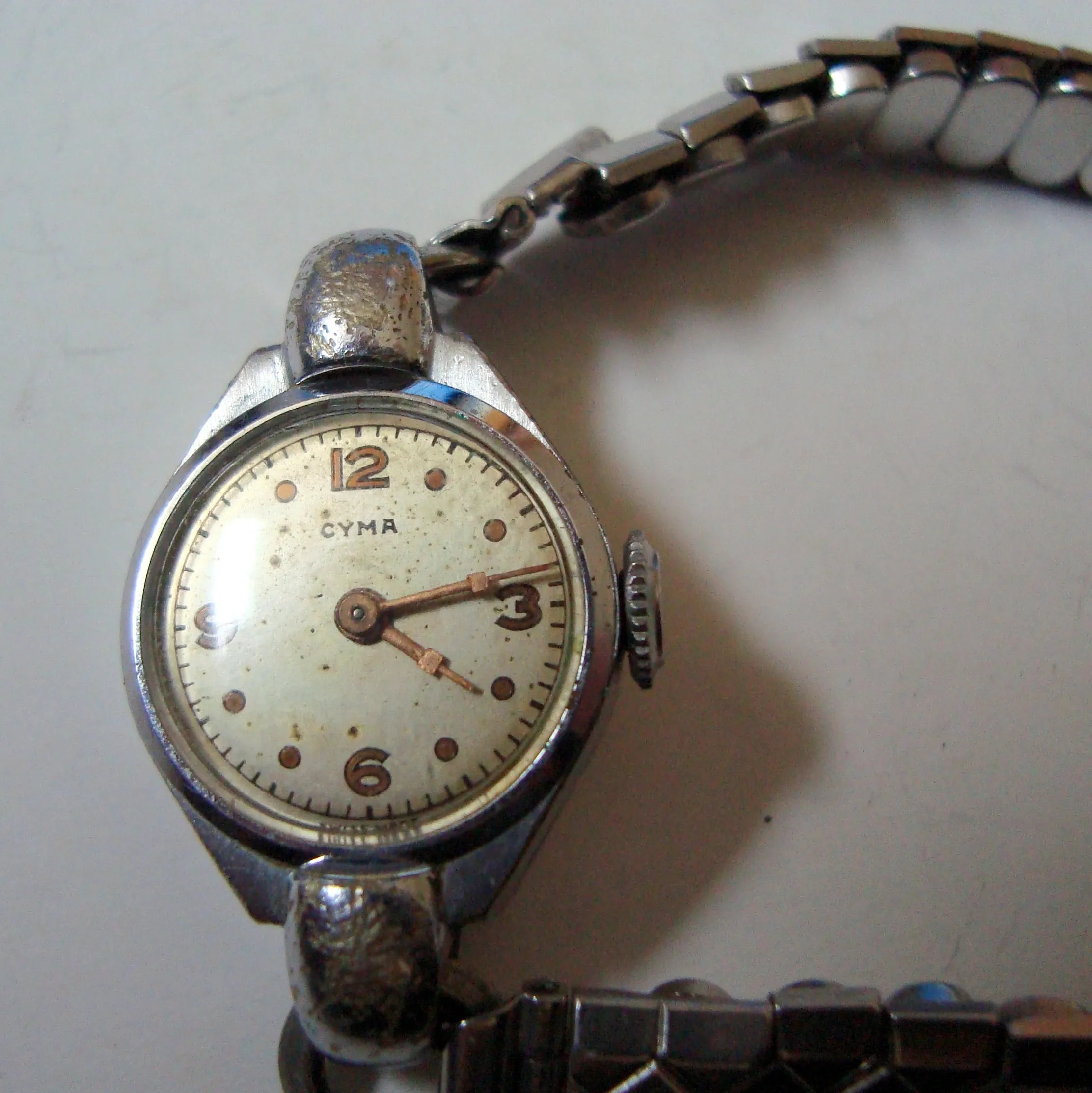 Vintage Cyma Ladies Watch Stainless Steel