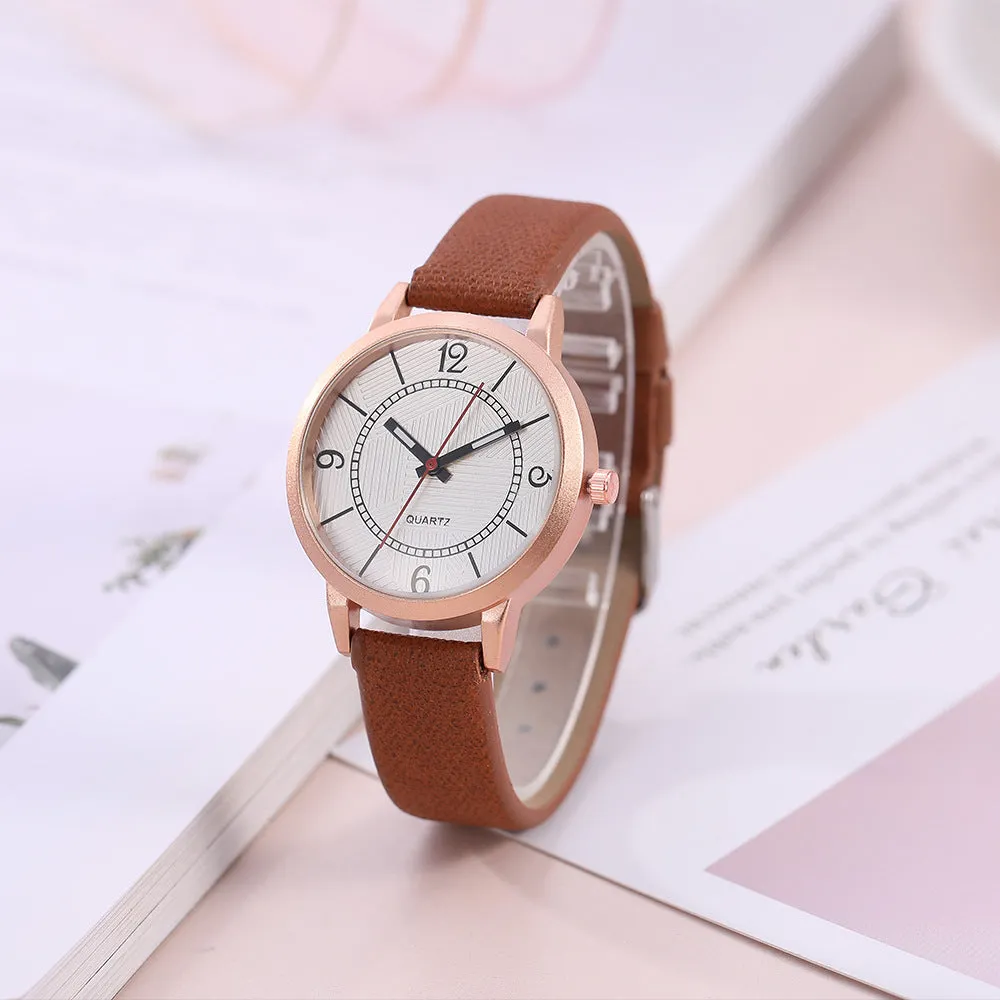 Women's Personality Small Dial Watch, Simple Casual Fashion Quartz Watch Women's