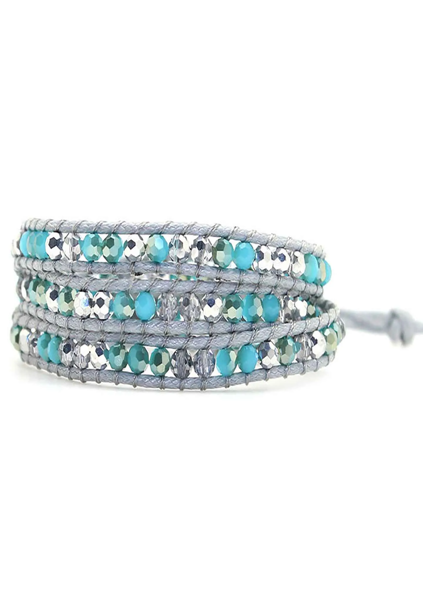 X Katie Soleil Azalea Triple Wrap Beaded Bracelet