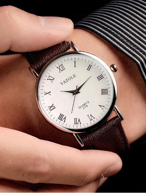 YAZOLE Roman Quartz Watch